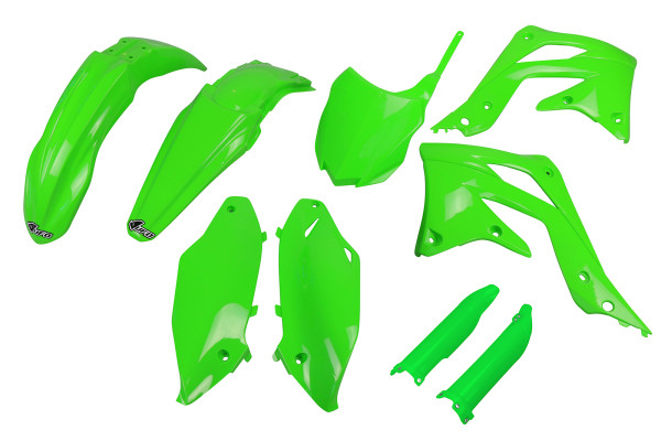 Full Plastic Kit green for Kawasaki KX 450 F (2013-15)